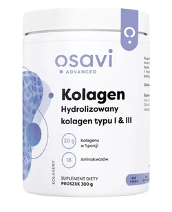 Osavi - Kolagen Typu 1 i 3, Proszek, 300g - Stawy, mięśnie, kości - miniaturka - grafika 1