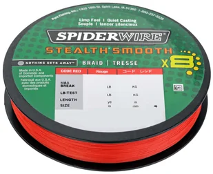Plecionka Spiderwire Stealth Smooth 8 Czerwona - 150m - Żyłki wędkarskie - miniaturka - grafika 1