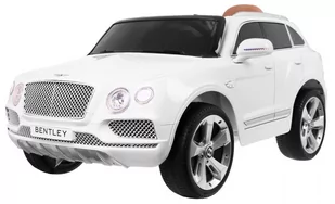 NoName Pojazd na akumulator Bentley Bentayga Biały PA.JJ2158.BIA - Pojazdy elektryczne dla dzieci - miniaturka - grafika 1