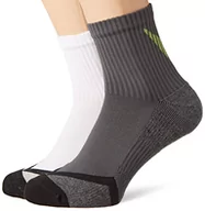 Skarpetki damskie - Champion Unisex Seasonal Performance Quarter skarpety sportowe, wielokolorowe (Bianco/Grigio Scuro), 35-38 EU (2-5 UK) - miniaturka - grafika 1