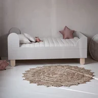 Łóżka dla dzieci i młodzieży - Łóżko beżowe Basic 80x160 cm - miniaturka - grafika 1