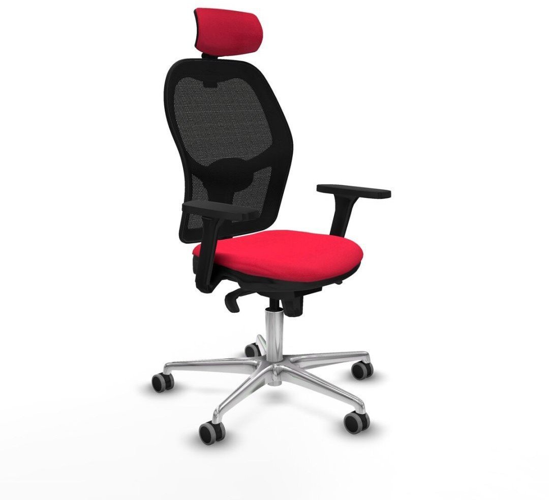 Krzesło Biurowe z Zagłówkiem Jorquera Piqueras y Crespo 3D086G2 Czerwony