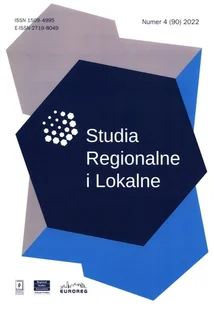 Studia Regionalne i Lokalne 4 (90) 2022 - Czasopisma - miniaturka - grafika 1