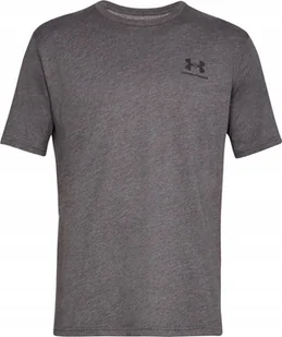 Under Armour Koszulka męska Sportstyle Left Chest Tee szara r. S 1326799-019 - Koszulki męskie - miniaturka - grafika 1