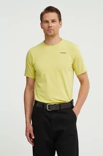 G-Star Raw t-shirt męski kolor zielony gładki - Koszulki męskie - miniaturka - grafika 1