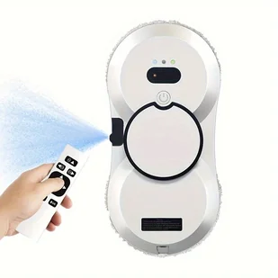 TEMU Robot do mycia okien, w pełni automatyczne elektryczne narzędzie do czyszczenia okien, domowy pilot do zdalnego sterowania maszyną do mycia - Inne - miniaturka - grafika 1