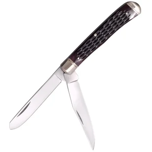 Nóż składany Cold Steel Trapper 8Cr13MoV - Jigged Bone - Noże - miniaturka - grafika 1