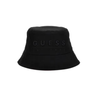 Męski Kapelusz GUESS NOLA RAIN HAT AM5016COT01-BLA – Czarny - Czapki męskie - miniaturka - grafika 1