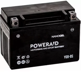 AKUMULATOR POWERAID YG9-BS 12V 9AH 120A (L+) - Akumulatory motocyklowe - miniaturka - grafika 1