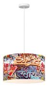 Lampy sufitowe - Light Prestige Lampa wisząca Graffiti Style LP-077/1P LP-077/1P Style - miniaturka - grafika 1