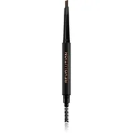 Akcesoria i kosmetyki do stylizacji brwi - MAKEUP REVOLUTION Duo Brow Definer Pencil Kredka do brwi Light Brown 0,3g MR Light Brown 0.2 g - miniaturka - grafika 1