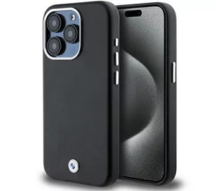 BMW BMHMP15L23PUFWK iPhone 15 Pro 6.1"czarny/black Signature Wrapped Metal MagSafe - Etui i futerały do telefonów - miniaturka - grafika 1