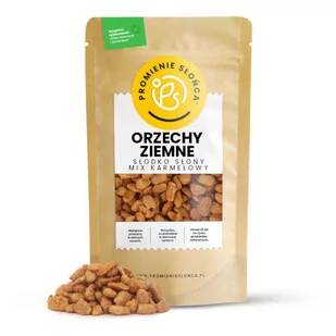 Orzechy ziemne w karmelu - słodko słony mix 1000g - Orzechy i nasiona - miniaturka - grafika 1