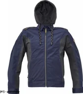 Odzież robocza - CERVA DAYBORO kurtka - męska, odczepiany kaptur, odblaskowe elementy, 100 % TRIFIBETEX - granatowy 46 - miniaturka - grafika 1