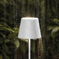 Lampy ogrodowe - Sigor Lampa stojąca LED Nuindie IP54 120 cm okrągła USB-C śnieżnobiała - miniaturka - grafika 1