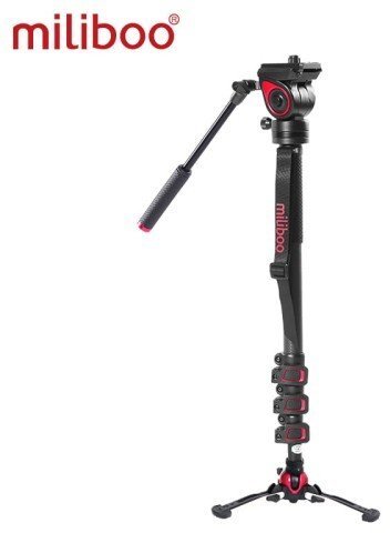Monopod Doupi Miliboo monopod foto/video MUF705BS z włókna węglowego