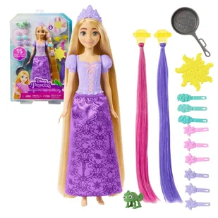 Disney Princess Roszpunka Lalka Bajkowe Włosy Do Stylizacji - Lalki dla dziewczynek - miniaturka - grafika 1