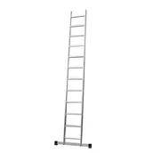 Drabiny - DRABEST Drabina przystawna aluminiowa 12 stopniowa BASIC tłoczona 150 kg - miniaturka - grafika 1