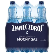 Woda - Żywiec Zdrój Woda 1,5l mocno gazowana 6szt. SPP.025 - miniaturka - grafika 1