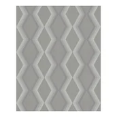 Tapety - tapeta 36262-4 romby figury geometryczne ciemna siwa - miniaturka - grafika 1