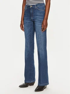MAX&Co. Jeansy Pasta 2428186044200 Granatowy Regular Fit - Spodnie damskie - miniaturka - grafika 1