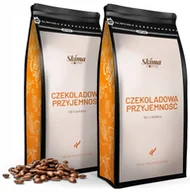 Kawa - Kawa ziarnista 2x1kg CZEKOLADOWA PRZYJEMNOŚĆ 100%ARABICA do ekspresu - miniaturka - grafika 1
