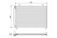 Chłodnice - Chłodnica klimatyzacji VALEO 822656 95310-68P10 SUZUKI - miniaturka - grafika 1
