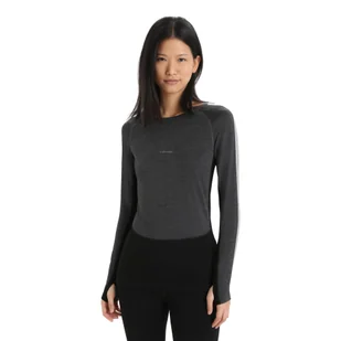 Koszulka Termoaktywna Damska Icebreaker ZoneKnit 200 LS Crewe - Odzież trekkingowa damska - miniaturka - grafika 1