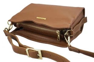 Funkcjonalna torebka damska na ramię - Brązowa jasna - Torebki damskie - miniaturka - grafika 7