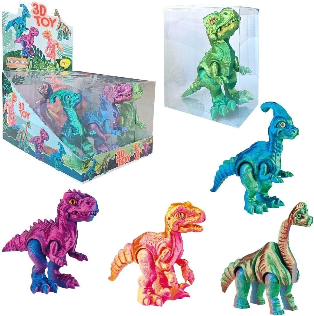 Figurka Trifox Dinozaur wydruk 3D opalizujący mix