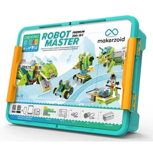 Pakiet Makerzoid Robomaster Premium - zestaw klocków + 10 scenariuszy lekcyjnych - Zabawki konstrukcyjne - miniaturka - grafika 1