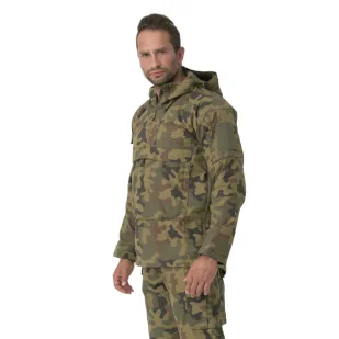 Kurtka Helikon-Tex Anorak Tracer Unisex - Polycotton Stretch Ripstop - PL Woodland - Odzież taktyczna i umundurowanie - miniaturka - grafika 1