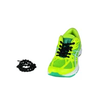 Akcesoria obuwnicze - XTENEX Elastyczne sznurówki sportowe XTENEX X300 black - miniaturka - grafika 1