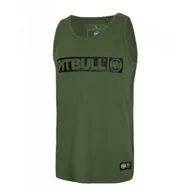Odzież taktyczna i umundurowanie - Tank Top Pit Bull Middle Weight 190 Spandex Hilltop '24 - Oliwkowy - miniaturka - grafika 1