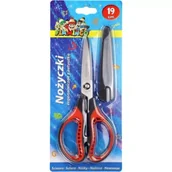 Nożyczki - Nożyczki ergonomiczne z zatyczką na ostrzu 19cm - miniaturka - grafika 1