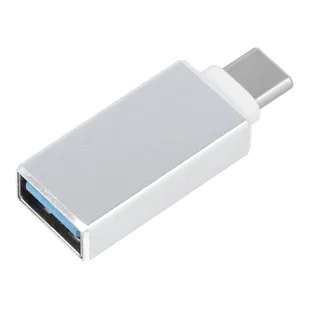 Adapter Otg Usb A Do Usb-C 3.0 Biała - Adaptery i przejściówki - miniaturka - grafika 1