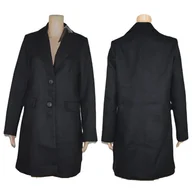 Płaszcze damskie - Vero Moda -płaszcz damski 10254721 Octavia Coat Boss - czarny - oryg. - XL - miniaturka - grafika 1
