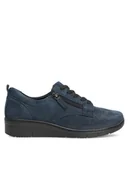 Półbuty damskie - Go Soft Półbuty WI23-REBECA-21 Granatowy - miniaturka - grafika 1