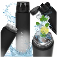 Shakery i bidony sportowe - Butelka motywacyjna 1000 ml bidon z uchwytem TRESSARI na wodę BPA FREE - miniaturka - grafika 1