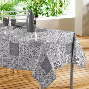 Décor Line perską obrus, prostokątne, PCW, szary, 140 x 240 cm 1710604 - Dekoracje i nakrycia stołu na imprezę - miniaturka - grafika 1