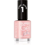 Odżywki do paznokci - Rimmel London Super Gel firmy Kate Moss lakier do paznokci Duo Pack, 12, SOUL Session cieni, Nude bladoróżowy 34776273021 - miniaturka - grafika 1