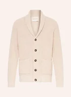 Swetry damskie - Gant Kardigan beige - miniaturka - grafika 1