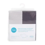 Przewijaki - pokrowiec na przewijak (50x70-80) 2szt Dark grey+Light grey - miniaturka - grafika 1