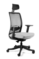 Fotele i krzesła biurowe - Fotel biurowy, ergonomiczny, Anggun, snowy, czarny - miniaturka - grafika 1