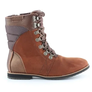 Buty Columbia Twentythird Ave Wp Mid W BL2769-256 brązowe - Botki damskie - miniaturka - grafika 1