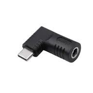 Adaptery i przejściówki - Przejściówka do laptopa AK-ND-D06 5.5 x 2.5 mm / USB-C - miniaturka - grafika 1