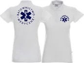 Odzież robocza - Promostars LPP - Koszulka Polo damska PIELĘGNIARKA biała - miniaturka - grafika 1