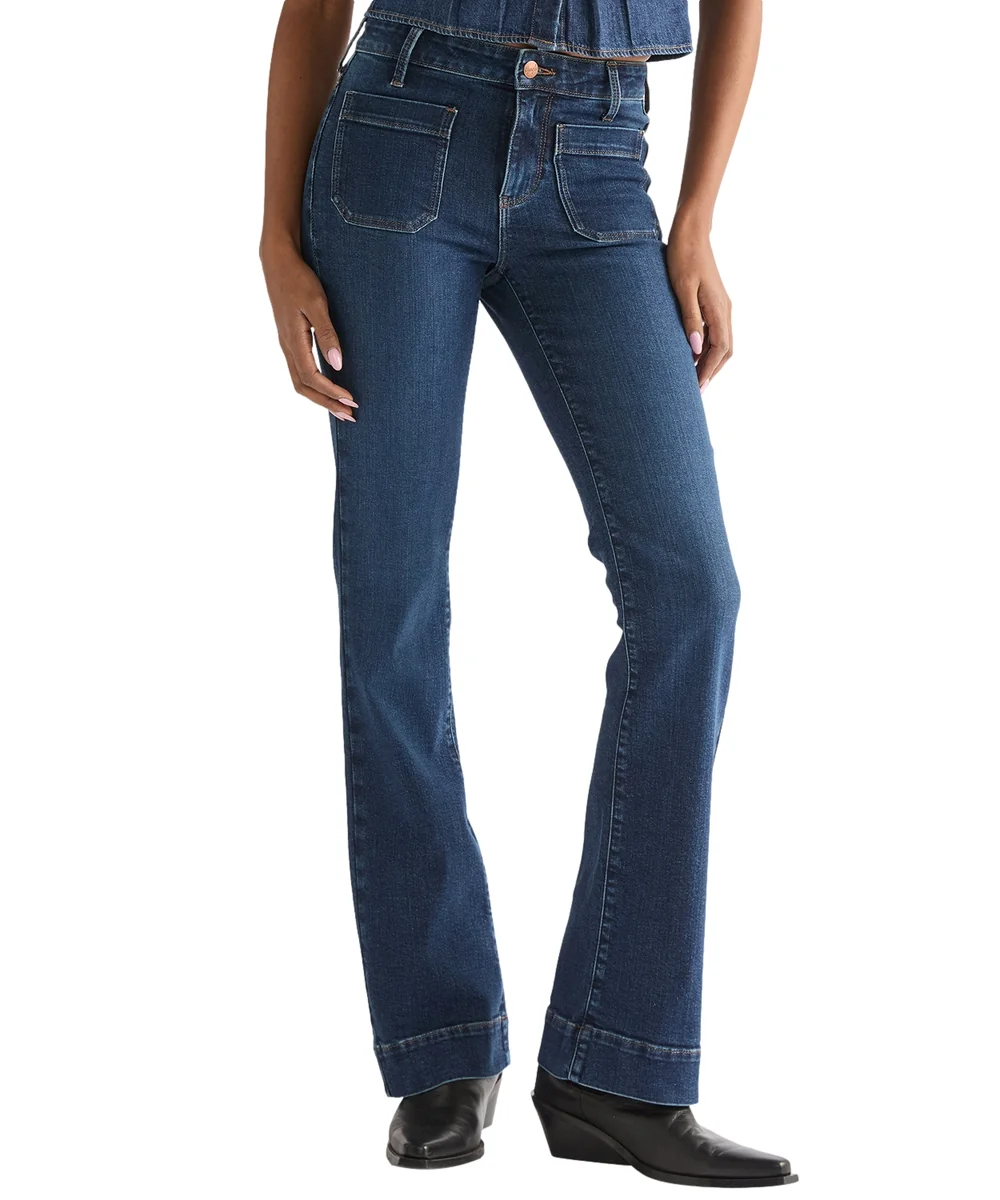 Jeansy Wrangler Flare 112379973 Pioneer Pop W 30 / L 32