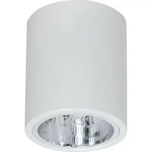 Luminex Oczko Luminex Round 1 x 60 W E27 12 5 cm białe - Oprawy, klosze i abażury - miniaturka - grafika 1