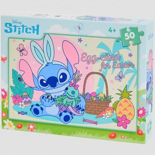 Puzzle wielkanocne Stitch puzzle Wielkanoc puzzle Stitch 50 el. - Puzzle - miniaturka - grafika 1